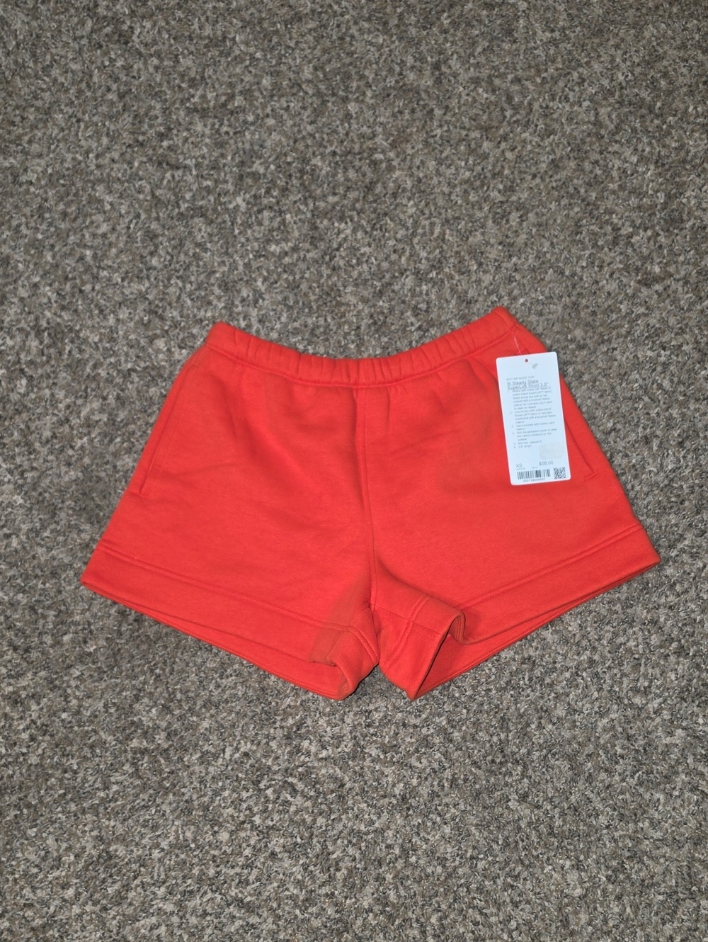 Lululemon W Steady State SuperLoft Short 3.5". Womens Sz XS, CRYE